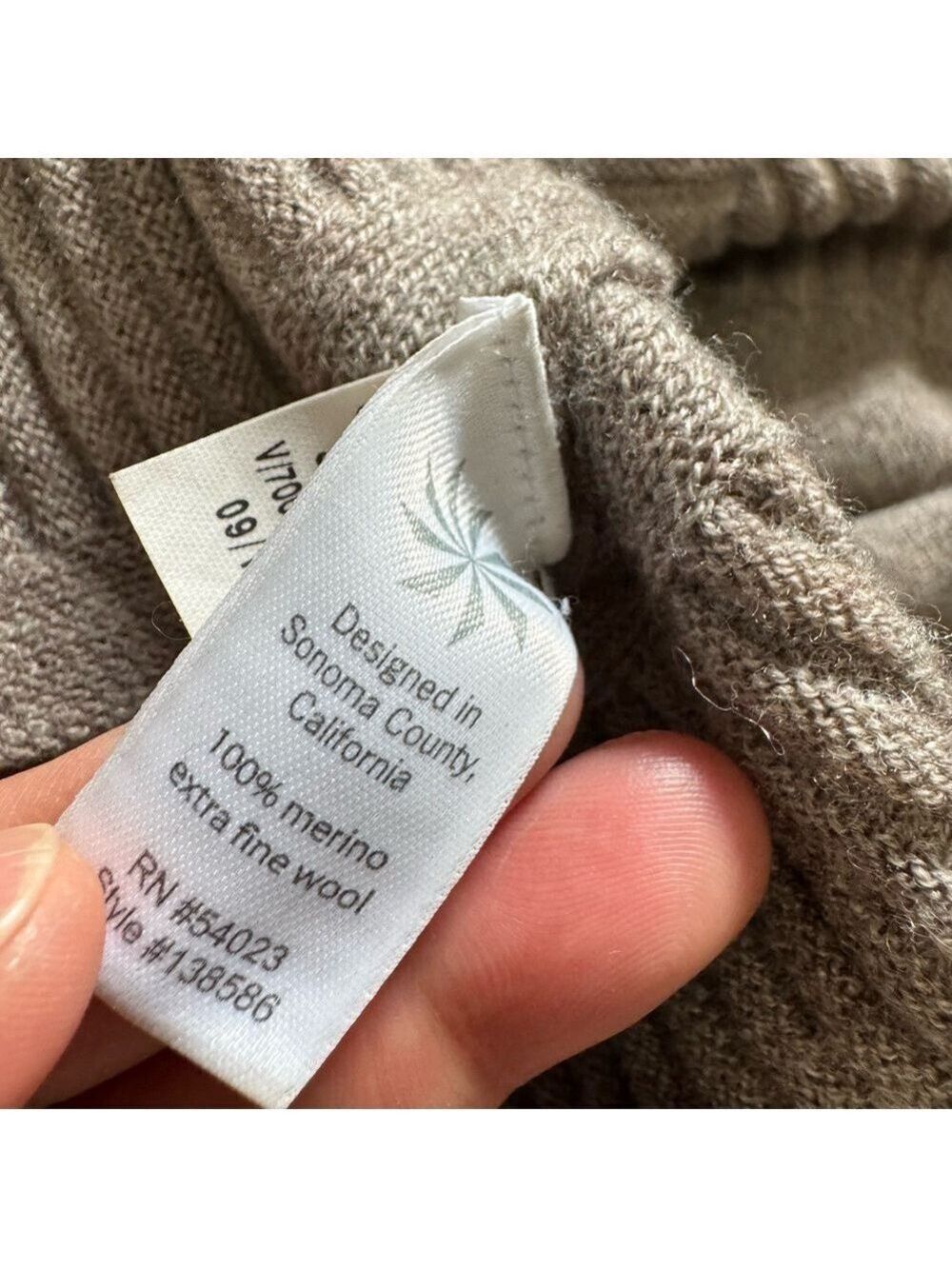 Athleta Tunic Merino Wool Sweater w/Hoodie- Heather Gray- XS - Picture 11 of 11